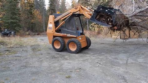 case skid steer with grappler|case grapple holder.